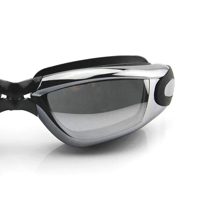 Swimming Goggles - Anti-Fog UV Protection, Waterproof, Adjustable Silicone