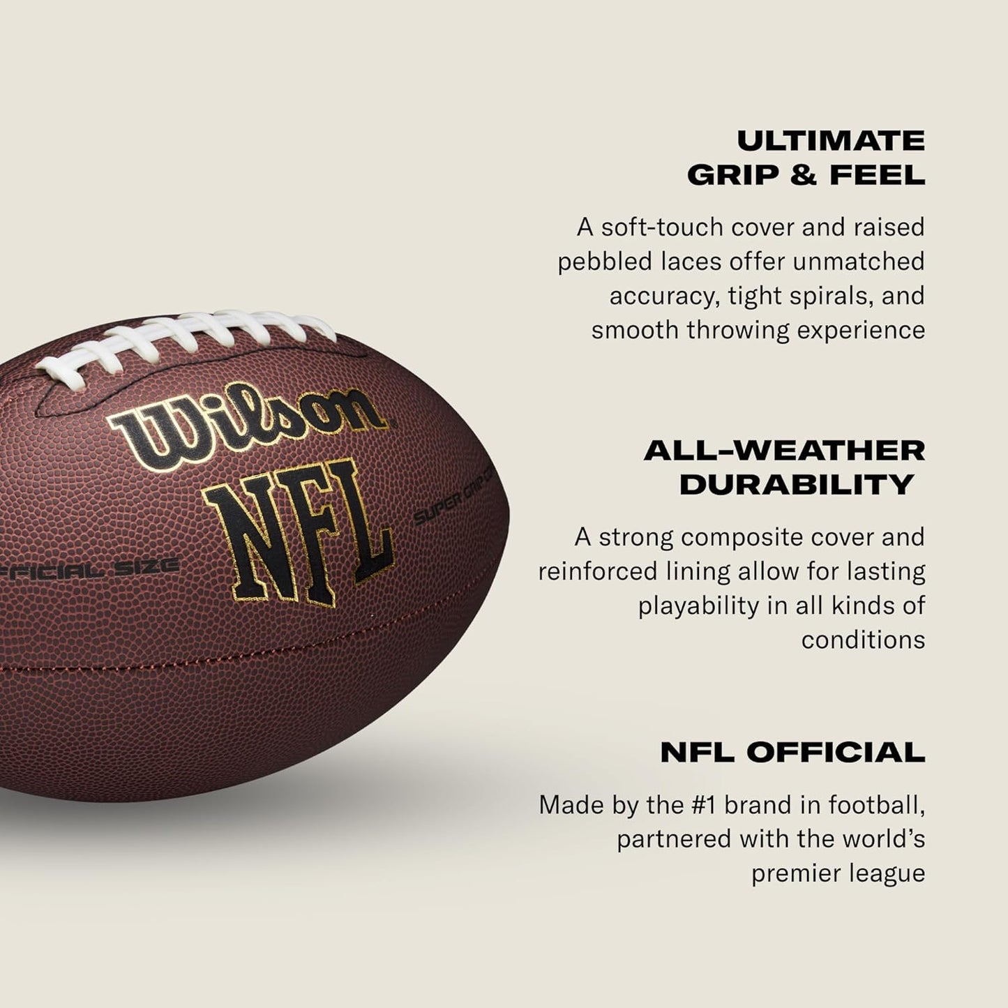 WILSON NFL Composite Football