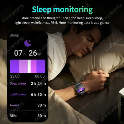 Smartwatch - Flashlight, Bluetooth, & Fitness - Waterproof for Android & IOS 