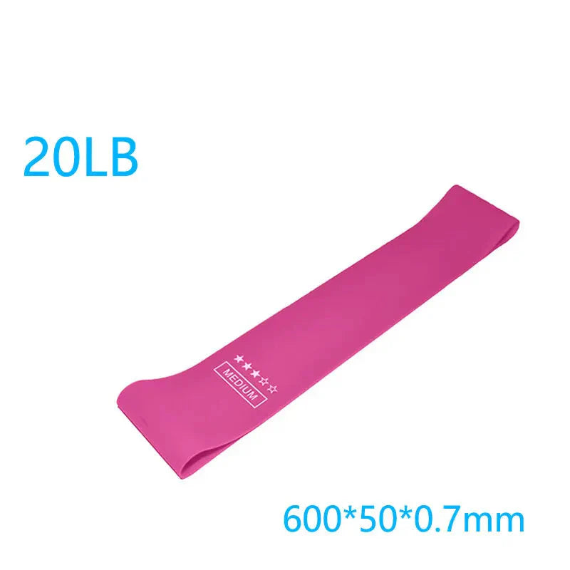 Elastic Resistance Bands Set for Yoga, Pilates, and Strength Training